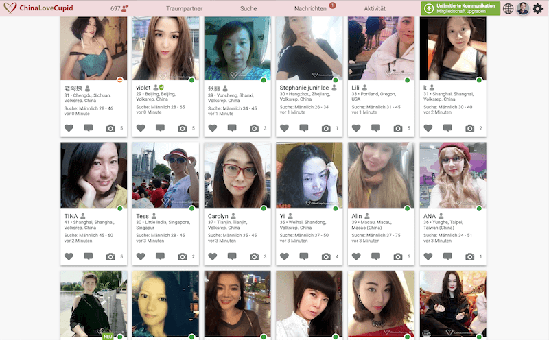 Liste der chinesischen dating-sites